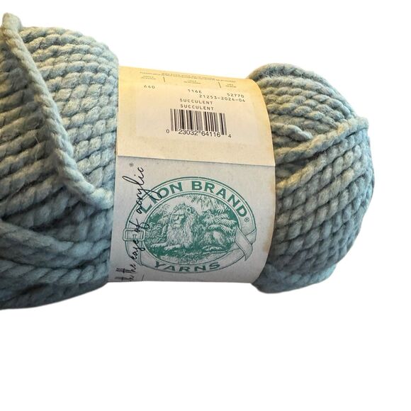 Lion Brand Wool-Ease Thick & Quick Yarn "Succulent" 6oz/170g 106yds/97m Bulky - Picture 8 of 8